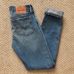Levi’s 505 C High Waisted Ripped Jeans